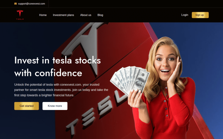 conexvest.com website screenshot