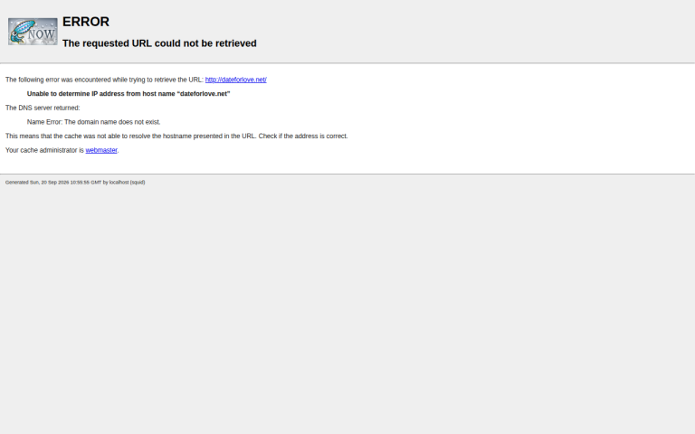 DateForLove.net website screenshot