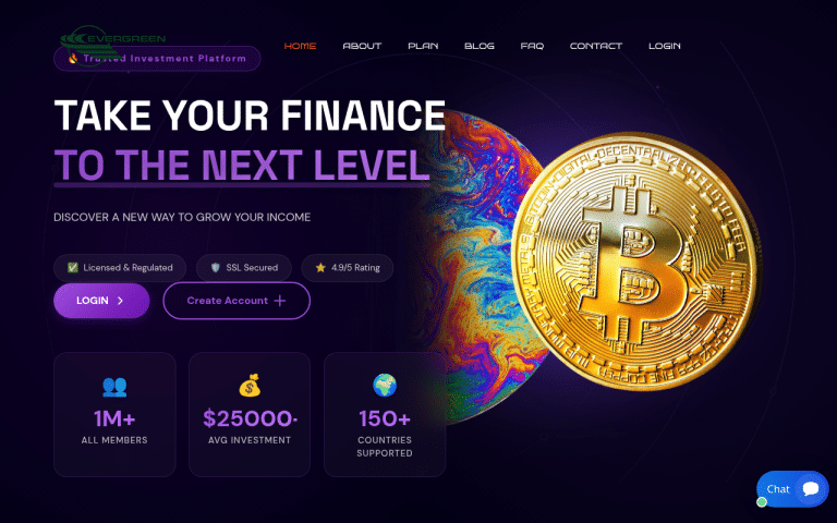 evergreenslimited.com website screenshot