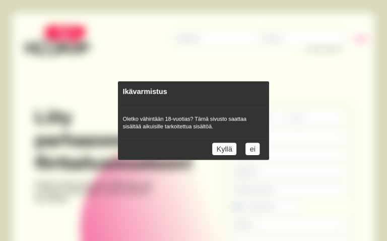 MilfHookup.app website screenshot