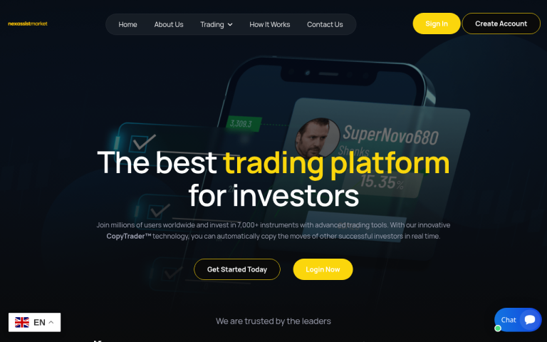 nexassistmarket.com website screenshot
