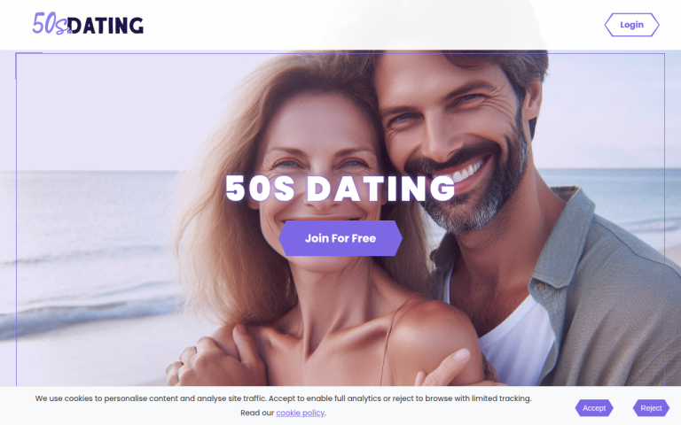 50s.dating Review website screenshot