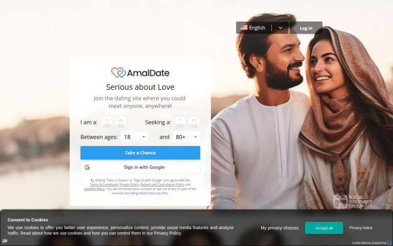 amaldate.com Review website screenshot