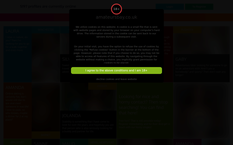 amateursbay.co.uk Review website screenshot