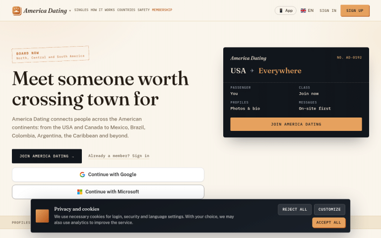 america-dating.site Review website screenshot
