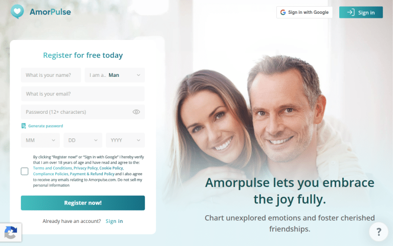 amorpulse.com Review website screenshot