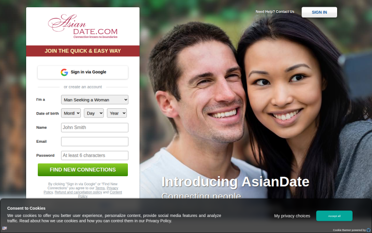 asiandate.com Review website screenshot
