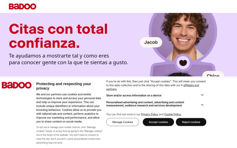 badoo.com Review website screenshot