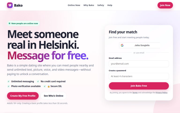 bako.com Review website screenshot