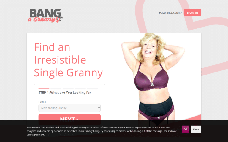 bangagranny.com Review website screenshot