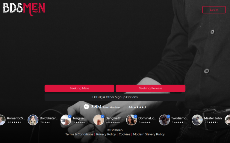 bdsmen.com Review website screenshot