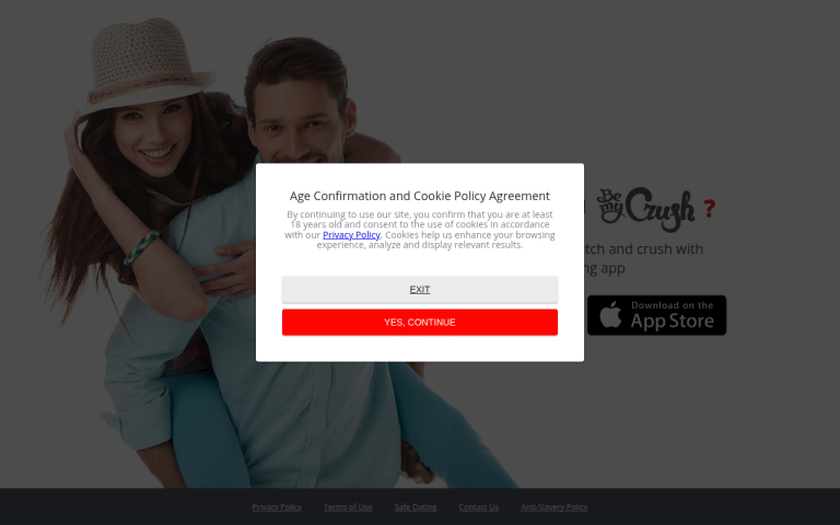 bemycrush.com Review website screenshot