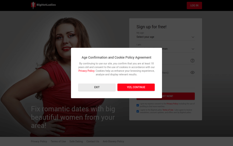 bighotladies.com Review website screenshot