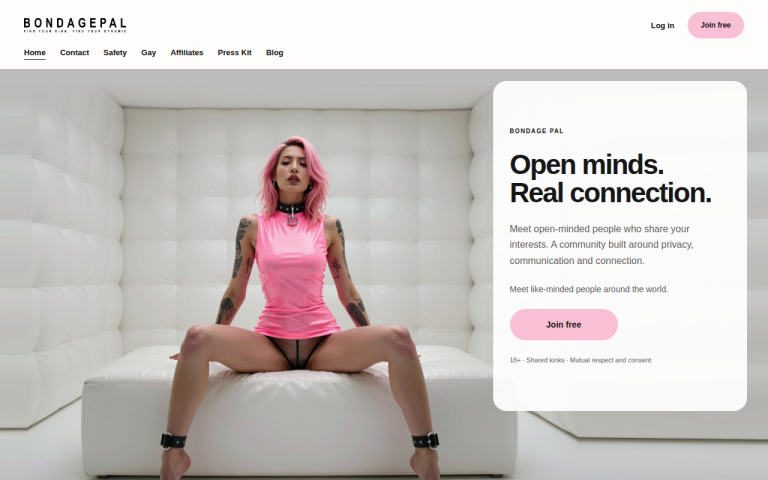 bondagepal.com Review website screenshot