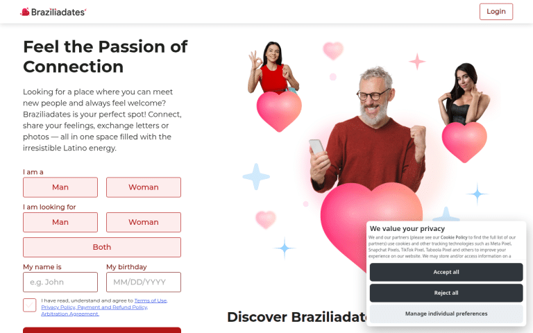 braziliadates.com Review website screenshot