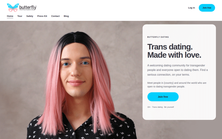 butterfly.dating Review website screenshot