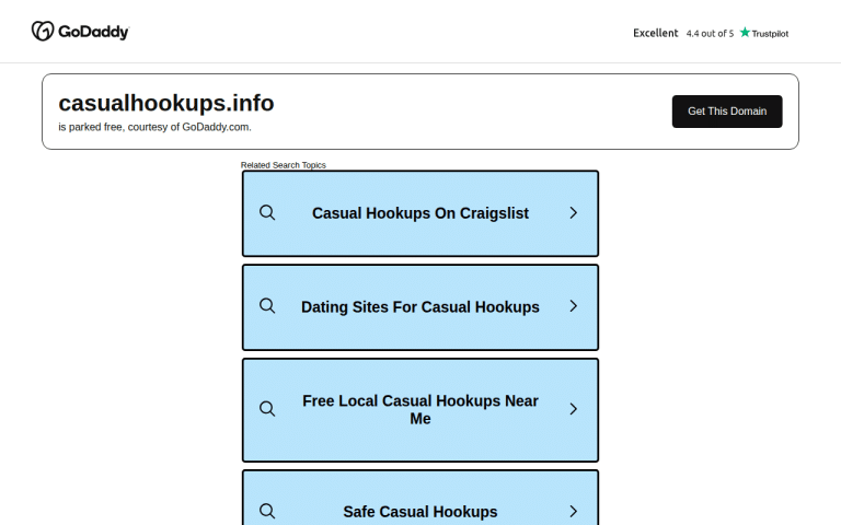 casualhookups.info Review website screenshot