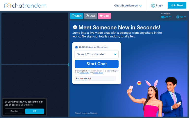 chatrandom.com Review website screenshot