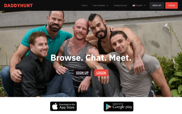daddyhunt.com Review website screenshot
