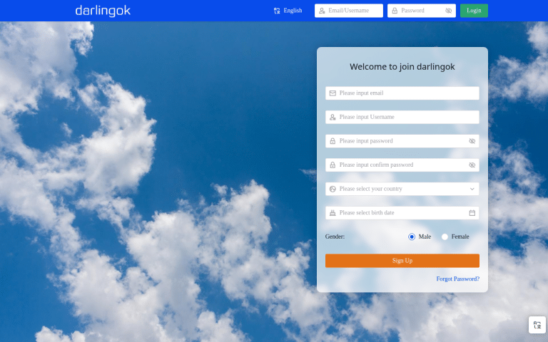 darlingok.com Review website screenshot