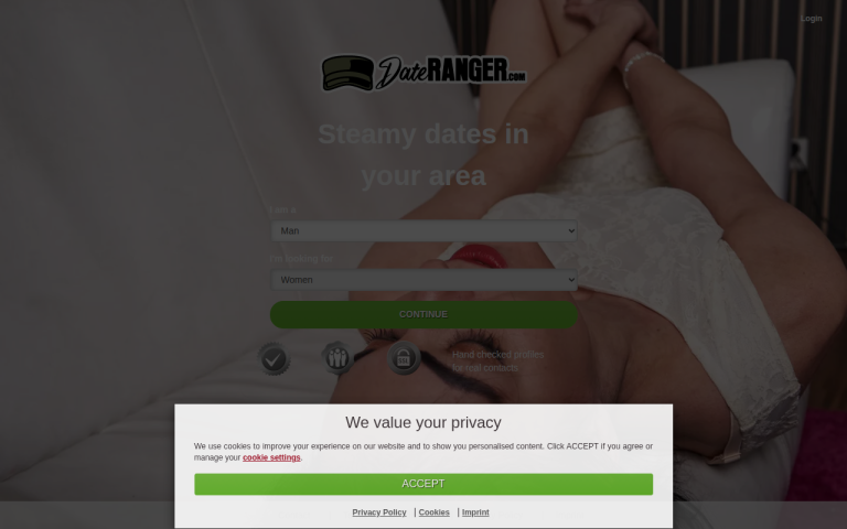 daterangers.com Review website screenshot