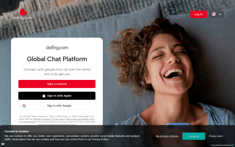 dating.com Review website screenshot