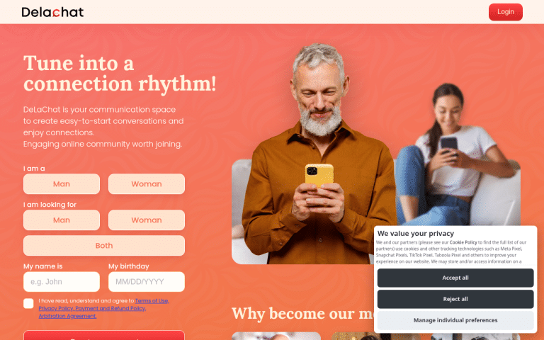 delachat.com Review website screenshot