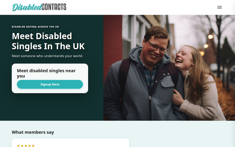 disabledcontacts.co.uk Review website screenshot