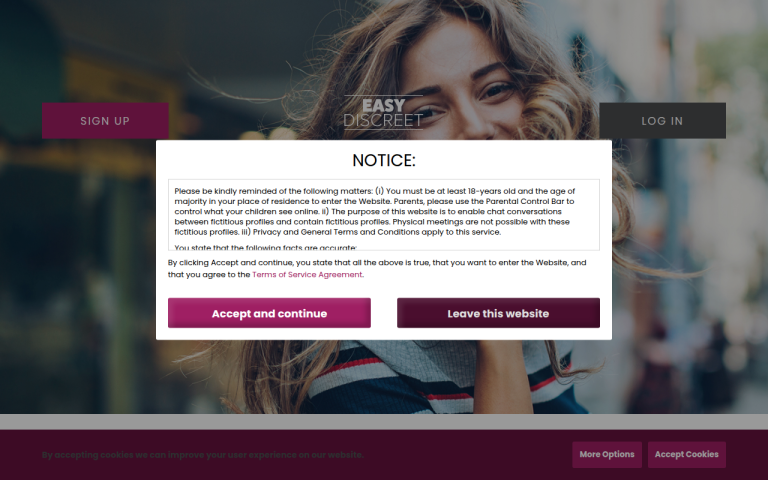 easydiscreet.com Review website screenshot