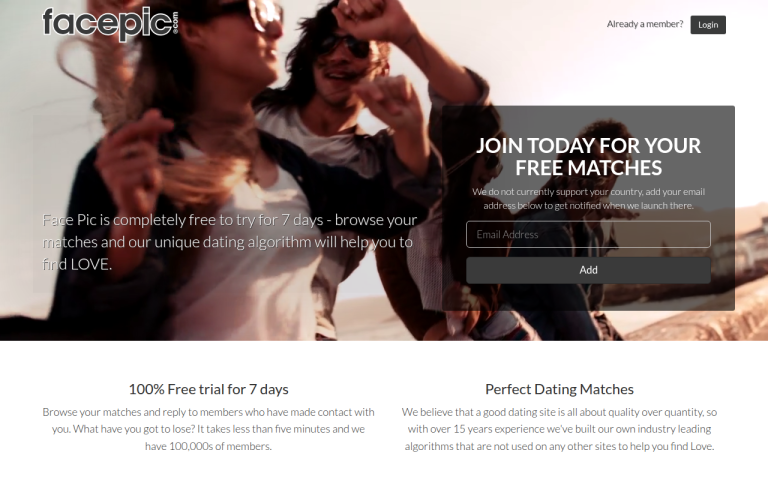 face-pic.com Review website screenshot