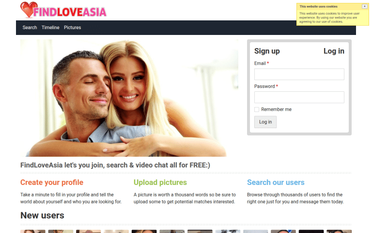 findloveasia.com Review website screenshot