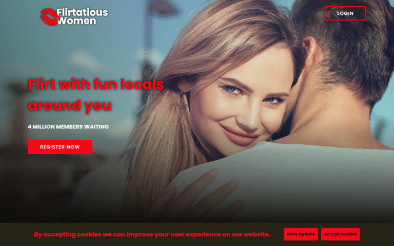 flirtatiouswomen.com Review website screenshot