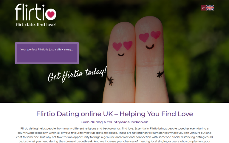 flirtio.com Review website screenshot