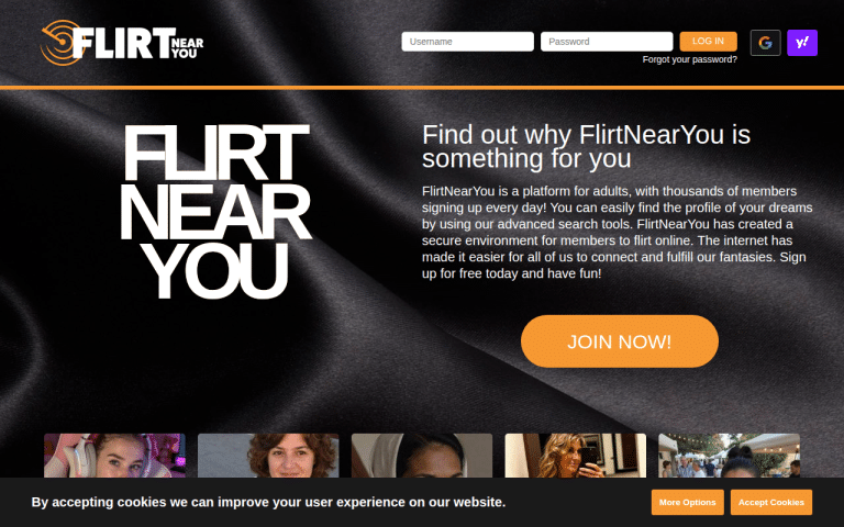 flirtnearyou.com Review website screenshot