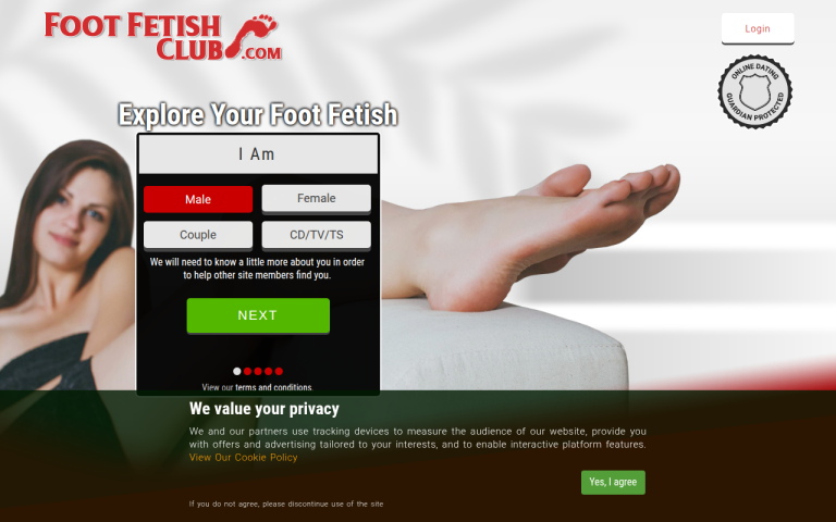 foot-fetish-club.com Review website screenshot