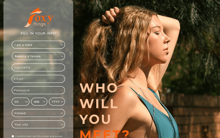 foxyflings.com Review website screenshot