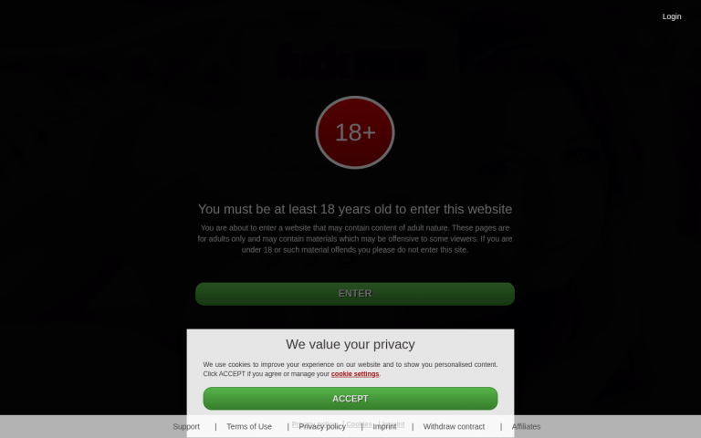 fuck-now.com Review website screenshot