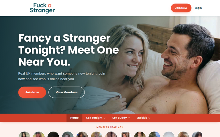 fuckastranger.co.uk Review website screenshot
