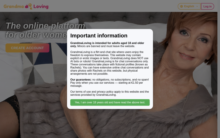 grandmaloving.com Review website screenshot