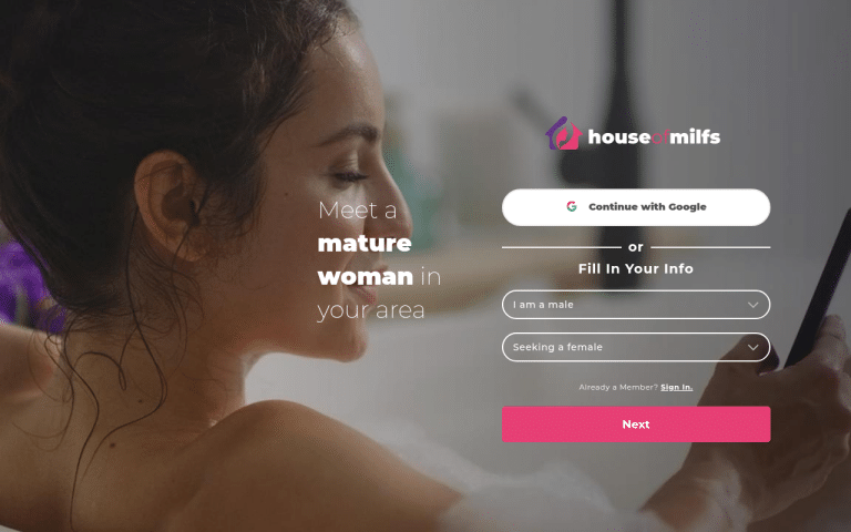 houseofmilfs.com Review website screenshot