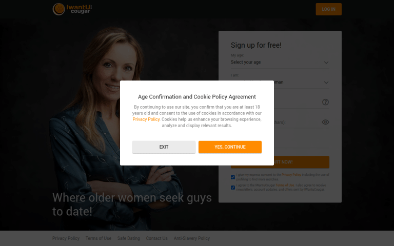 iwantucougar.com Review website screenshot