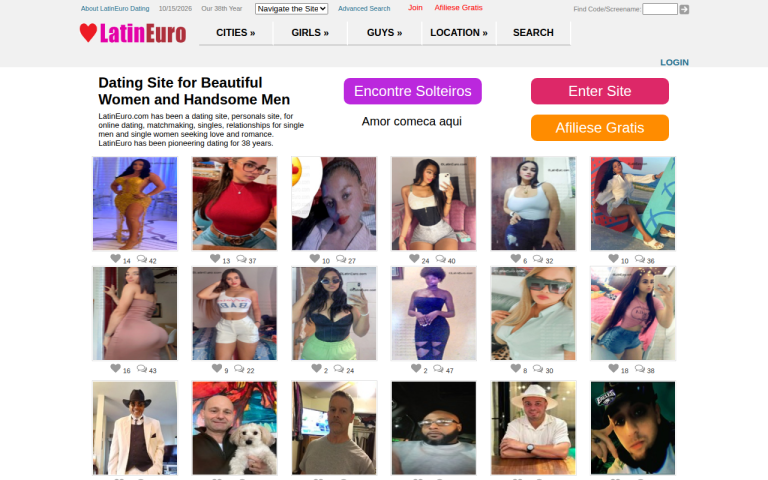 latineuro.com Review website screenshot