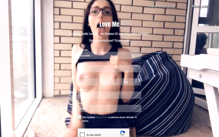 loveme.chat Review website screenshot