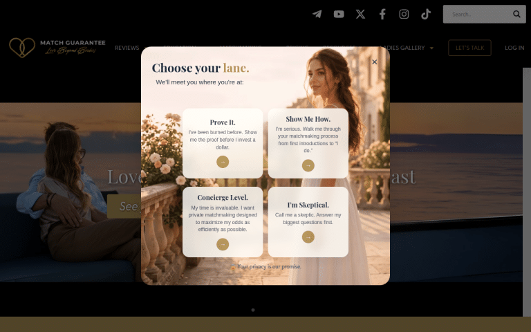 matchguaranty.com Review website screenshot