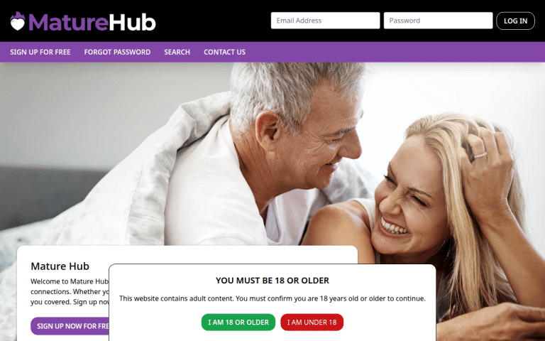 maturehub.co.uk Review website screenshot