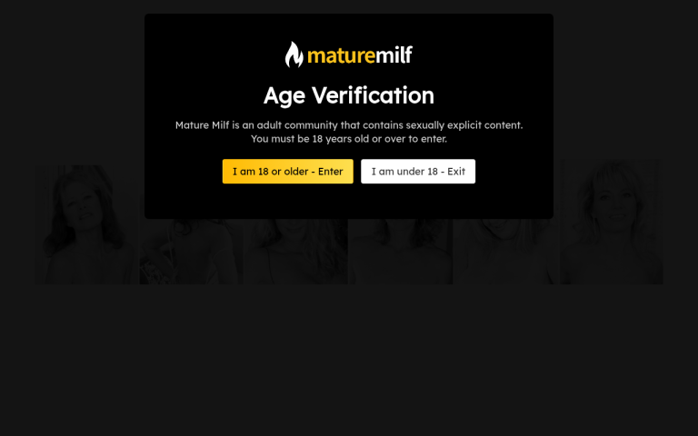 maturemilf.co.uk Review website screenshot