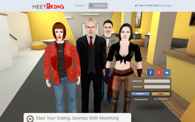 meetking.net Review website screenshot