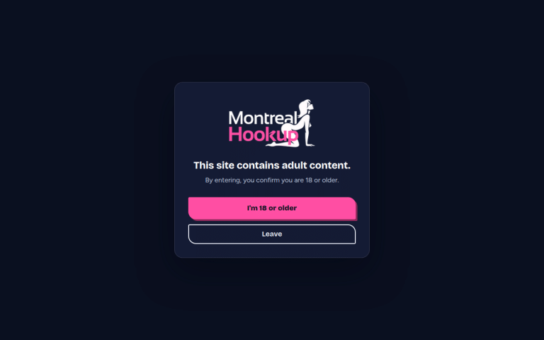 montrealhookup.ca Review website screenshot