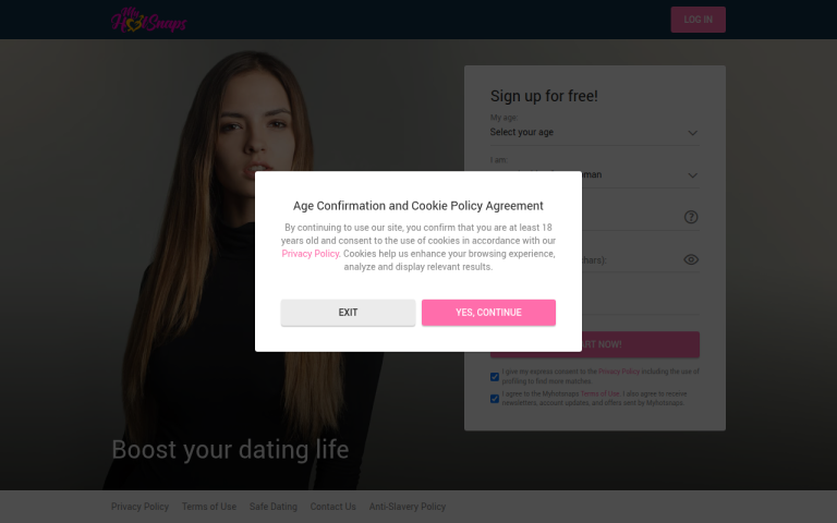 myhotsnaps.com Review website screenshot
