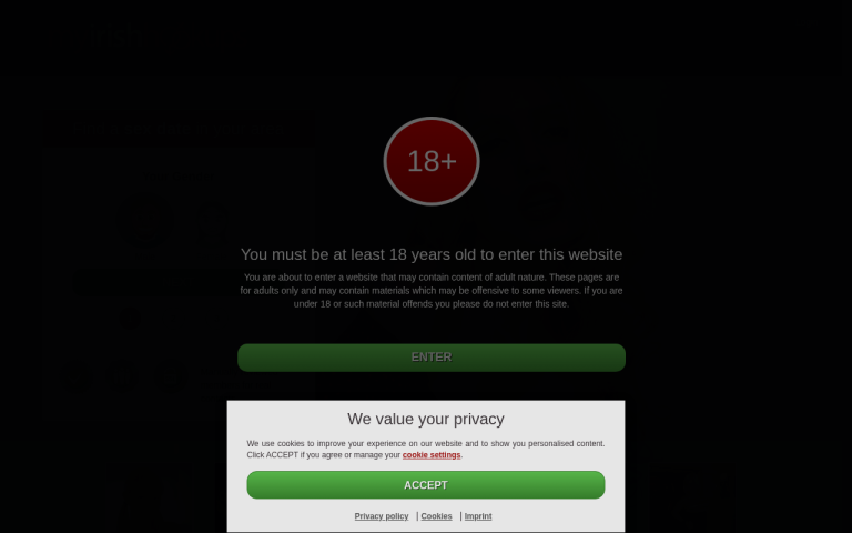myirishhookups.com Review website screenshot